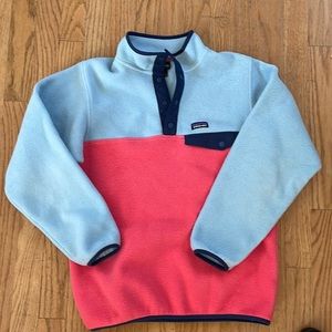 Kids size XL Patagonia pull over fleece